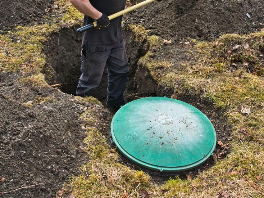 Septic Tank Riser Installation in New Hampshire | Maznek Septic